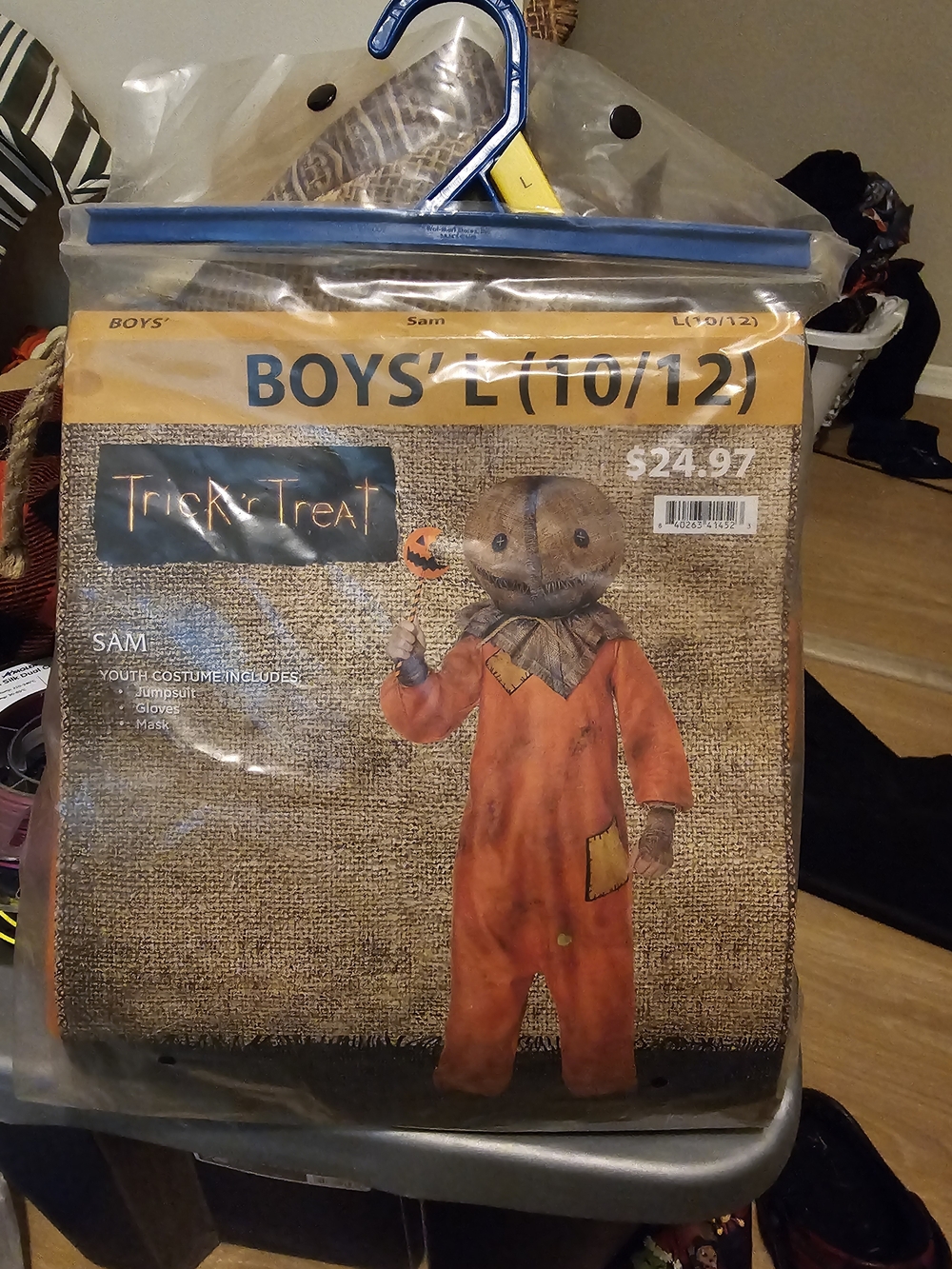 Boys' Halloween Sam Costume With Sucker